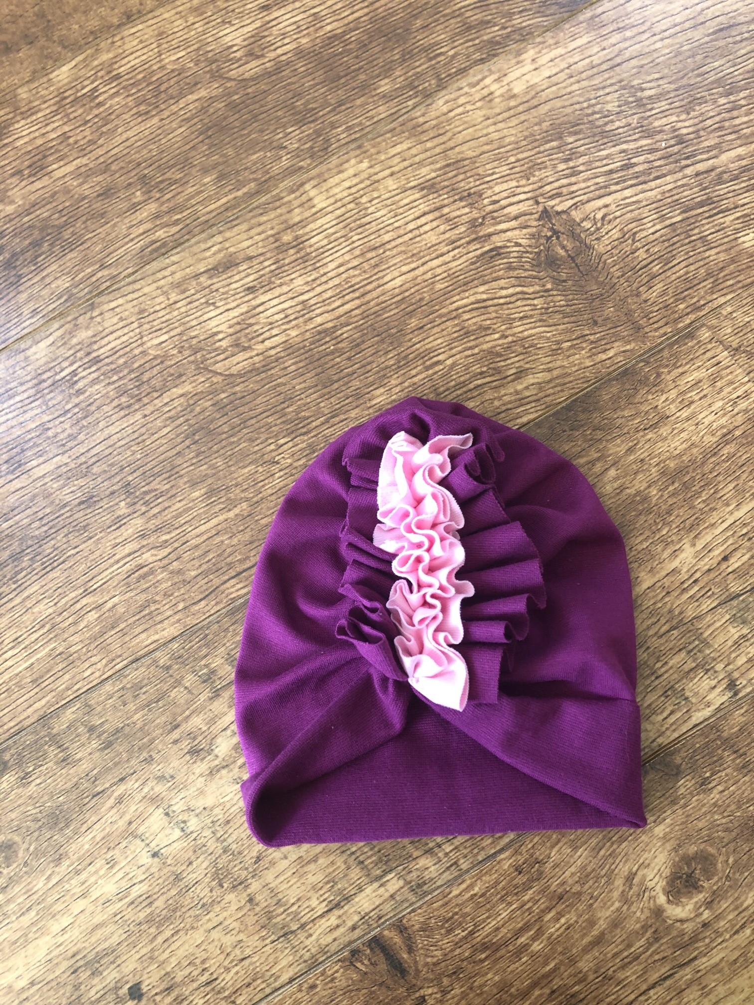 čepice divčí turban flamengo